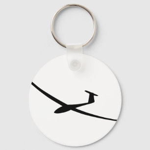 zweefvliegtuig sleutelhanger