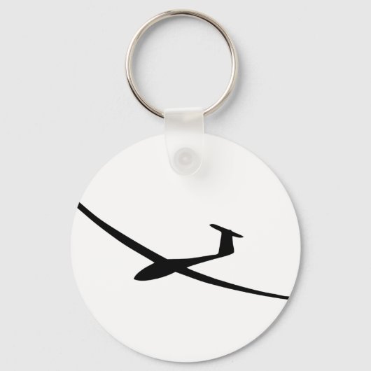 zweefvliegtuig sleutelhanger (Voorkant)