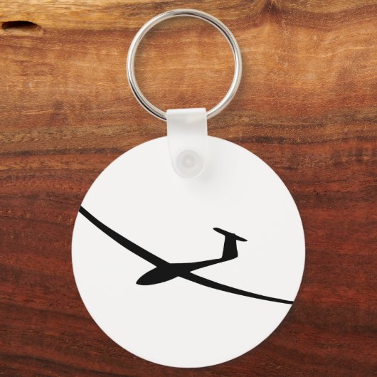 zweefvliegtuig sleutelhanger (Voorkant)