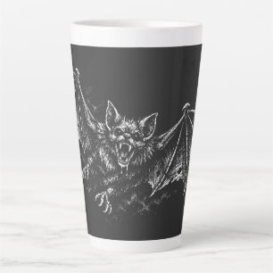 Zweepvleermuis - door BurnsInHell Latte Mok