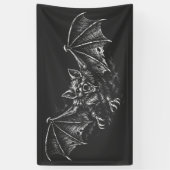 Zweepvleermuis - door BurnsInHell Spandoek (Verticaal)