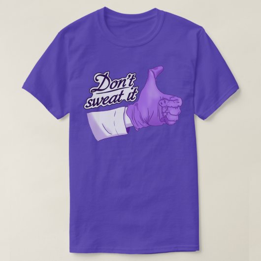 Zweet het niet paars 1 t-shirt (Design voorkant)