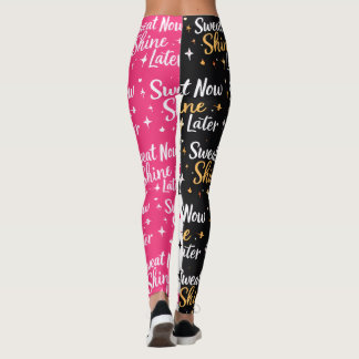 Zweet Nu Later Glans Naadloze Motiverende Legging
