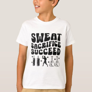 Zweet Opoffering Succes Boksers Sporten Kracht Atl T-shirt