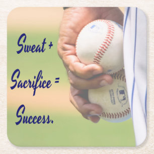 Zweet plus Opoffering is Succes HONKBAL Vierkante Kartonnen Onderzetter