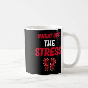Zweet Stress Weg Leuk Kickboksen Vechtkunst Koffiemok