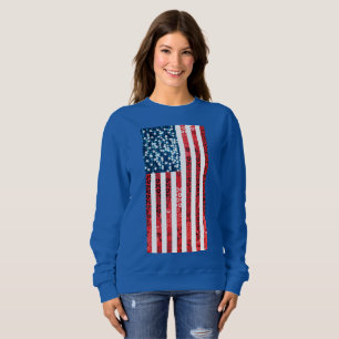 zweetshirt met de amerikaanse vlag trui