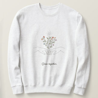 zweetshirt met groeimindset  trui