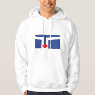 Zweetshirt met vlag van Toronto, Canada Hoodie