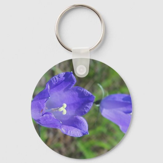 Zwei blaue Glockenblumen Sleutelhanger (Voorkant)