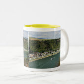 Zweifarbige Tasse gelb An der Loreley Tweekleurige Koffiemok (Voorkant rechts)