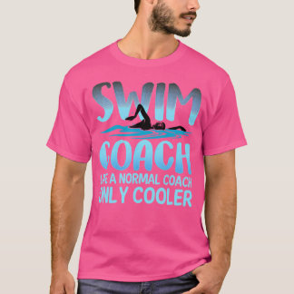 Zwem Coach Gift Voor Mannen Vrouwen Grappige Zwemb T-shirt