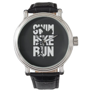 Zwem Fiets Ren Horloge