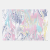 Zwemafdrukken Inpakpapier Vel (Voorkant)