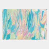 Zwemafdrukken Inpakpapier Vel (Voorkant)