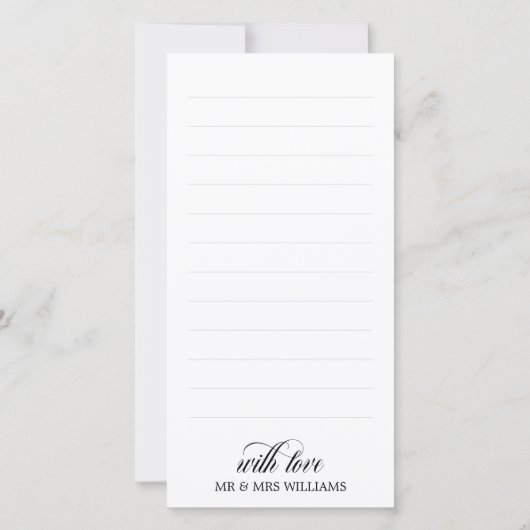 Zwematisch script bedankt 2 bruiloft foto's (Achterkant)