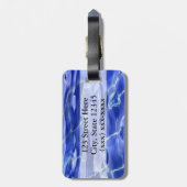 zwembad bagagelabel (Achterkant verticaal)