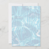 Zwembad Bash Twee grote strandballen Verjaardag Kaart (Achterkant)