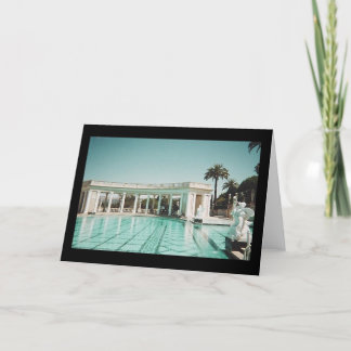 Zwembad bij Hearst Castle... Kaart