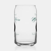 Zwembad biljart kamer 8 bal Drinkware bier Blikvorm Glas (Links)
