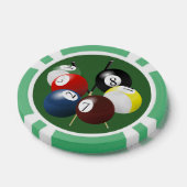 Zwembad / Biljart Poker Chips (Enkel)