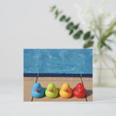 zwembad briefkaart (Staand voorkant)