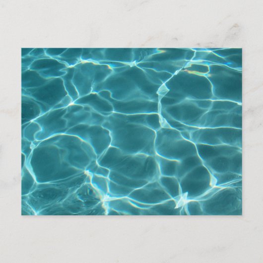 zwembad briefkaart (Voorkant)