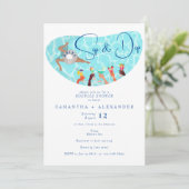 Zwembad Cool Fruit Cocktail Sip & Dip Couples Douc Kaart (Staand voorkant)