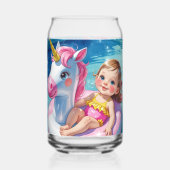 Zwembad Dagen Blikvorm Glas (Voorkant)