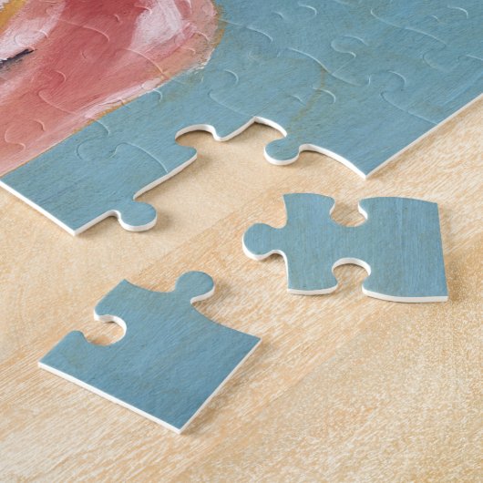  zwembad - Geel zwempak Legpuzzel (Zijkant)