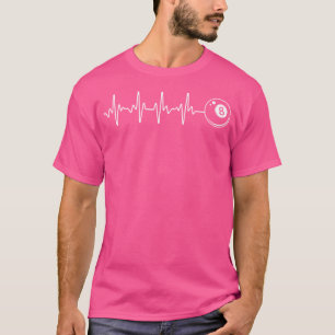 Zwembad Kunst voor Biljart Lover 8 Ball Pool Playe T-shirt