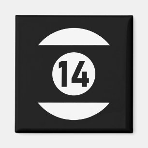 Zwembad LL 14 bijpassende biljart cadeau Easy Hall Magneet