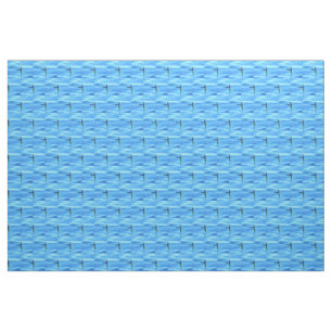 zwembad met blauw patroon stof