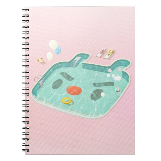 zwembad notitieboek (Voorkant)