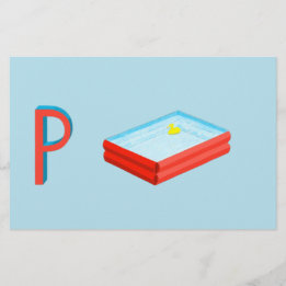 Zwembad Papier