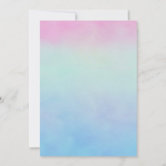 Zwembad Party Zomer Verjaardag Party Uitnodiging (Achterkant)