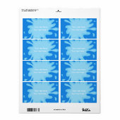 Zwembad Party Zomer Zwemmen Favor Sticker Pakket L (Full Sheet)