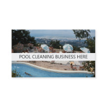 Zwembad schoonmaak Retro Geïnspireerd