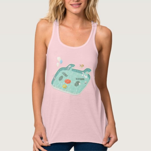 zwembad tanktop (Voorkant)