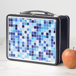 Zwembad Tegels, Blauw Mozaïek Tegels, Geometrisch 