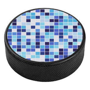 Zwembad Tegels, Blauw Mozaïek Tegels, Geometrisch Hockey Puck