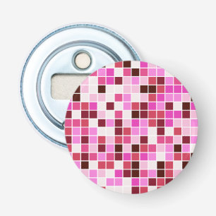 Zwembad Tegels, Roze Mozaïek Tegels, Geometrisch P Button Flesopener