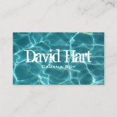 zwembad visitekaartje (Voorkant)