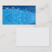 zwembad visitekaartje (Voorkant / Achterkant)