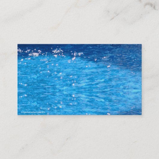 zwembad visitekaartje (Voorkant)