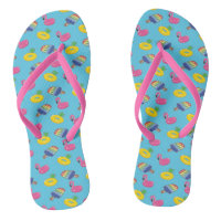 Zwembad Vlotters Patroon Helder Blauw en Roze Zome