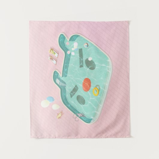 zwembad wandkleed (Voorkant)