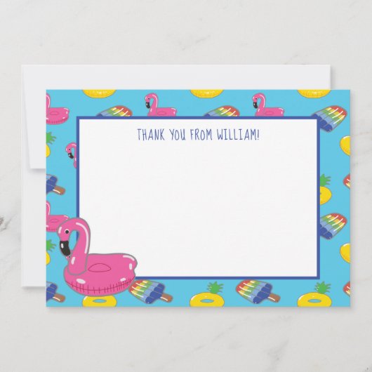 Zwembad Zwembad Vlotters Patroon Flat Panel Kaart (Voorkant)