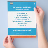 Zwembaddiensten Flyer (Hand)