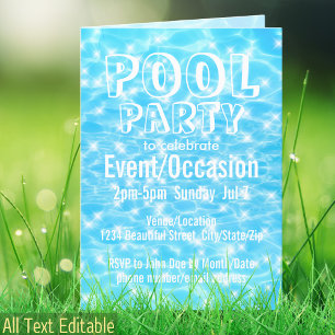 Zwembadfeest Strandfeest Zomerfeest Water Textures